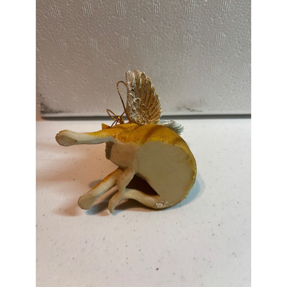 Angel Cat Ornament Ginger Tabby Wings Cherub Cute Kitten Figurine New - Picture 5 of 5